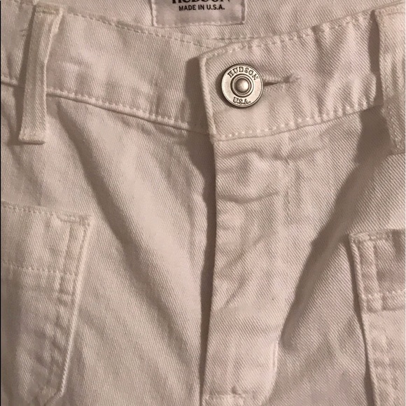 Hudson White Flare Leg Libby Jeans - Picture 3 of 6